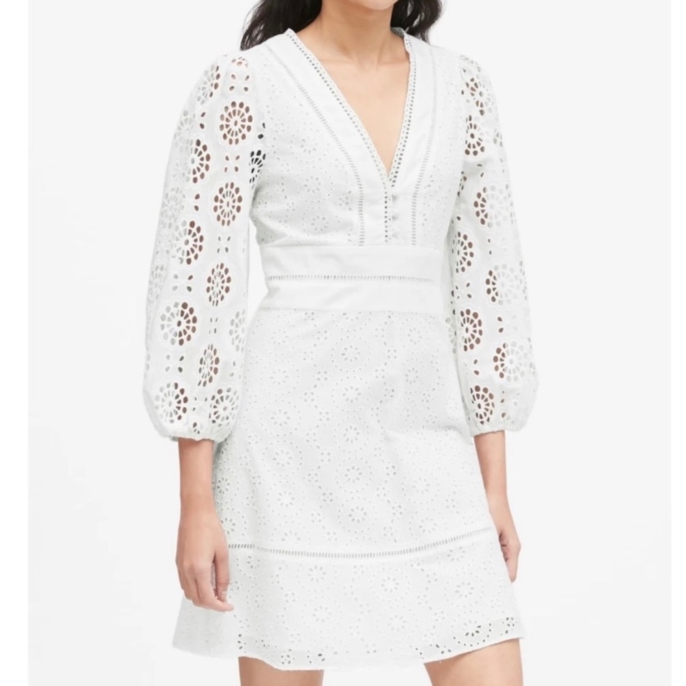 New with tags White Eyelet Dress